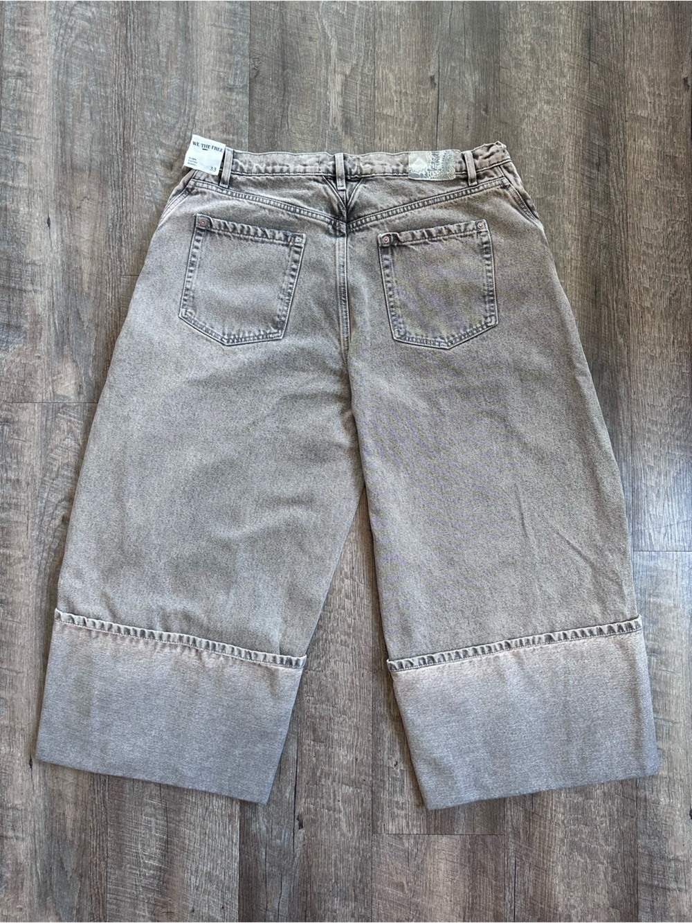Free People Olsen Cuffed Barrel Size 33 NWT - Picture 11 of 13